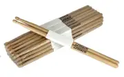 Zenison 12 Pairs DRUMSTICKS 5B Medium Heavy Rock MAPLE Wood Tips 24 Drum Sticks
