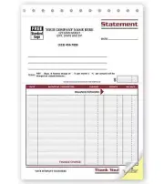 1000 Statements - Spectra Carbonless Collection / Nebs Deluxe No. 4506 / 2 Part