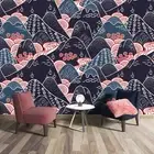 3D Mountain Seamless Wallpaper Wall Mural Removable Self-adhesive 58