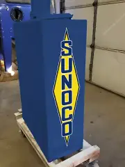 5" x 1.2" SUNOCO OIL GAS VINYL DECAL LUBESTER SIDES OIL PUMP LUBSTER RESTORATION