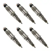 6pcs 0445120080 65.10401-7004A For Daewoo Doosan DL06S 5.9L Common Rail Injector
