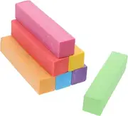 Sewroro 7pcs Rectangular Eraser Stick Eraser Bulk Erasers Gum Eraser Jumbo Eraser Sand Eraser Cap Erasers Pen Eraser for Ink Sand Paper Erasers Cute Erasers for Fun Erasers PVC