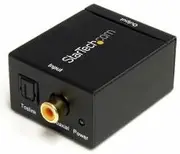 StarTech.com SPDIF2AA - SPDIF Digital Coaxial or Toslink to Stereo RCA Audio Converter