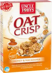 Oat Crisp Honey and Macadamia Breakfast Cereal 475 G