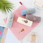 Cartoon Small Square Towel 25x25cm Fingertip Towels New Wash Face Towel