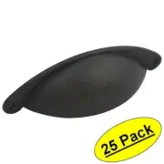 *25 Pack* Cosmas Cabinet Hardware Oil Rubbed Bronze Cup Pulls #4198ORB