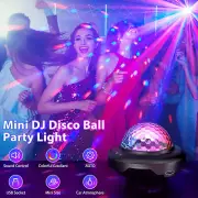 Wireless USB Magic Ball Light Disco Lights LED RGB Club DJ Stage Lights + Remote