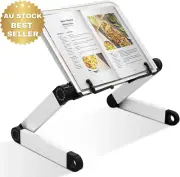 Adjustable Book Stand Hands-Free Holder for Heavy Textbooks & Tablets