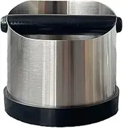 REGODI Coffee Knock Box, 660ml Stainless Steel Shock-Absorbent Durable Barista Style Espresso Knock Box with Removable Knock Bar and Non-Slip Base