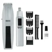 Wahl Cordless Men's Beard Mustache Trimmer Hair Shaver Nose Trimmer Clipper