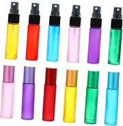 VALICLUD Pcs Glass Perfume Bottles Essential Oil Roller Bottles Set Refillable Oil Dispenser Sprayer