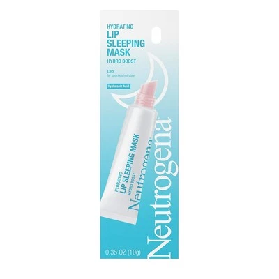 Neutrogena Hydro Boost Hydrating Lip Sleeping Mask with Hyaluronic Acid, Clear O