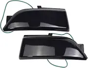 2pcs Side Mirror Turn Signal Light For Ford For Ranger T6 2012-2019 For Door For Wing For Rearview For Rear For View Mirror Lamp(Color:Blue- yellow)