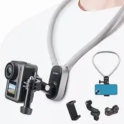AKASO Magnetic Neck Mount Necklace Holder, Camera POV Mount Compatible with All AKASO Action Camera Models, Hero12/11/10/9/8/7/6/5/4/MAX, Osmo Action and Most Action Cameras