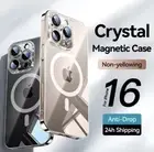 For iPhone 16 15 14 13 12 11 Pro Max XS XR Plus Magsafe Shockproof Case Cover