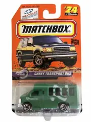 Matchbox 1998 #24 Chevy Transport Bus, 1:64,Die Cast MIP (B13)