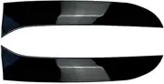 Pair Rear Window Wing Side Spoiler Splitter Accessories Glossy Black for VW Golf 6 MK6 Variant Wagon 2009 2010 2011 2012 2013
