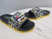 NEW NO BOX Ecko SLIP-ON SLIDE SANDALS Mens 8 yellow waterproof water shoe slides