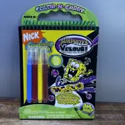 Vintage Nickelodeon SpongeBob Color-N- Carry Velour 2005 New W Markers
