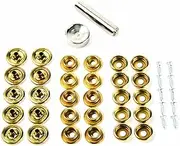 Camco 51007 Snap Fastener Kit with Flaring Tool, (Pack of 10)