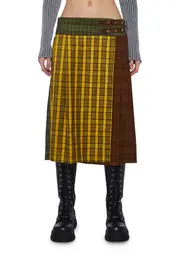 [The Ragged Priest] Viv Check Maxi Kilt