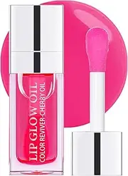 UKKQES Hydrating Lip Glow Oil, Plumping Lip Gloss, No-Sticky Transparent Moisturizing Lip Balm, Natural Lip Plumper Gloss Make Lips Fuller and Moisturizing 05