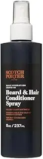 Scotch Porter Daily Hydration Conditioner Spray for Beard & Hair | Coconut, Avocado & More | 8oz Bottle with Pump
