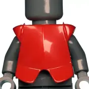 NEW LEGO - Body Wear - Castle - Armor Breastplate Red x1 - Plain w/ Leg Protect