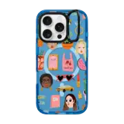 iPhone 16 Pro Impact Ring Stand Case MagSafe Compatible MIXED PATTERN