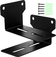1 Set Speaker Stand Dual Support Mounts Wall Corner Speaker Shelves Q Mounting Speakers Speaker Mount Mounted Holders Stands Brackets Universal Speaker Holder Black Iron
