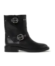 leather ankle boots 37,38,41 Black