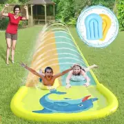 BETPOT Dolphin Water Slide for Kids Adults - 20FT Water Slides for Backyard Spri
