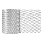 Aluminum Gutter Guard 5 Inch x 50 Feet Roll, Aluminum Leaf Filter Gutter Prot...
