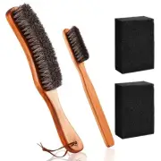 Horsehair Felt Hat Brush Kit with Sponge Cleaning and Hook,4PCS Hat Cleaning ...