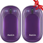 AI Hand Warmers Rechargeable, AaoLin 2 Pack Electric Hand Warmers Reusable, 1...