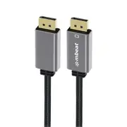 mbeat Tough Link 1.8m Display Port Cable v1.4 - Connects Computer, Laptop to HDTV, Monitor, Gaming Console, Supports 8K@60Hz (7680 4320) - Space Grey