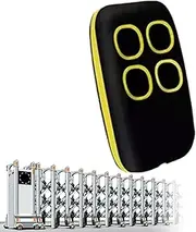 Replacement Garage Door Remote, 250-913MHz Remote Duplicator, Auto Remote Control Duplicator, 4-Button Programmable Electronic Driveway Gate Closer Accessory for Home Business