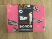 BONDS PYJAMAS - BACK TO THE FUTURE - CAR - PINK - SIZE 4 BNWT