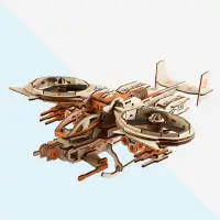 在飛比找蝦皮購物優惠-組裝模型 手工模型 手工玩具組裝 益智 木質3D立體拼圖飛機