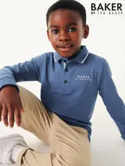 Baker by Ted Baker Long Sleeve Polo Shirt (831605) | $42 - $55