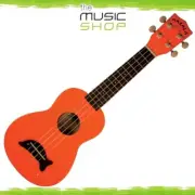Kala Makala Orange Gloss Soprano Dolphin Ukulele with Bag - MK-SD/OR