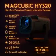 4K | 1080P | HY320 Mini Projector | Native 1080P | Android 11 | WiFi6 BT