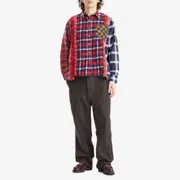 Needles Rebuild 7 Cuts Flannel Shirt