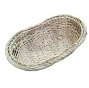 Small Woven Cane Basket Beautiful Natural Hand woven Cane Container For Storing