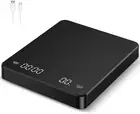 Digital Kitchen Scale with Timer, Drip Espresso Scale 3Kg/0.1G High Precision Co