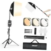 Softbox Lighting Kit, 16"X16" Soft Box, 3000K-6000K 85W LED Bulbs 85W-1Pack