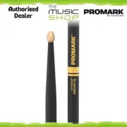 Pair of Promark Rebound 5B ActiveGrip Hickory Drumsticks - R5BAG (Drum Sticks)