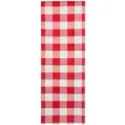 Farmhouse Buffalo Check Table Runner Red White Backing 72" x 13" New Valentine