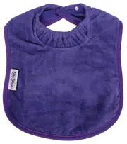 Large Plain Towel Bib (Purple)