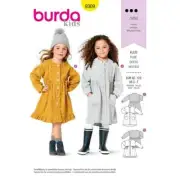 Burda Sewing Pattern 9309 | Burda Little Girls Pocket Dress Sizes 2 to 7 years